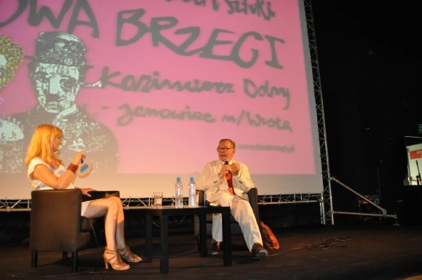 Krzysztof Zanussi podczas rozmowy z Grażyną Torbicką