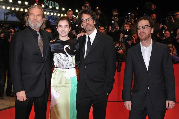 Jeff Bridges, Hailee Steinfeld i bracia Coen - fot. Pascal Le Segretain