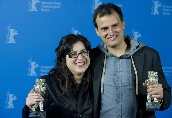 Wojciech Staroń i argentyńska reżyserka Paula Markovitsch