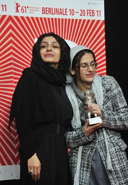 Iranian actresses Sareh Bayat and Sarina Farhadi
