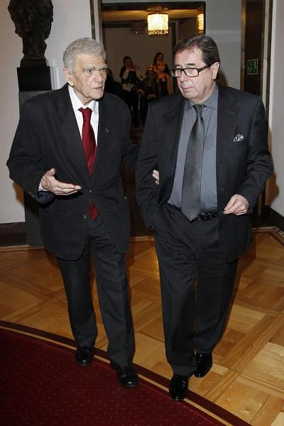 Janusz Morgenstern z Januszem Gajosem