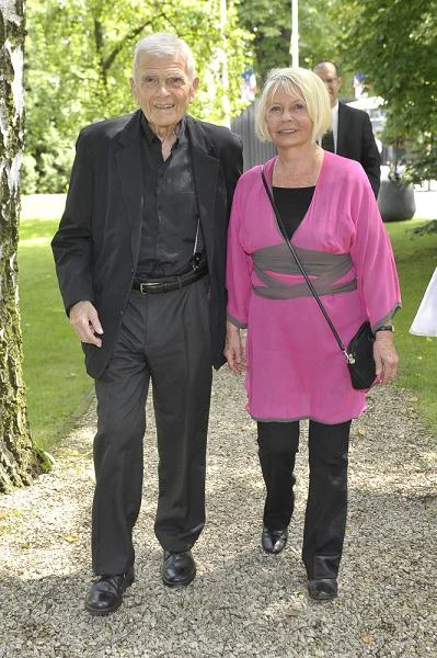 Janusz Morgenstern z żoną Krystyną