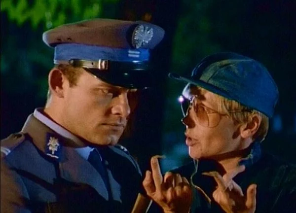 Jako milicjant Borkowski w serialu "Zmiennicy"