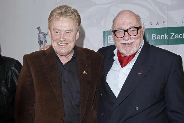 Daniel Olbrychski z Jerzym Hoffmanem