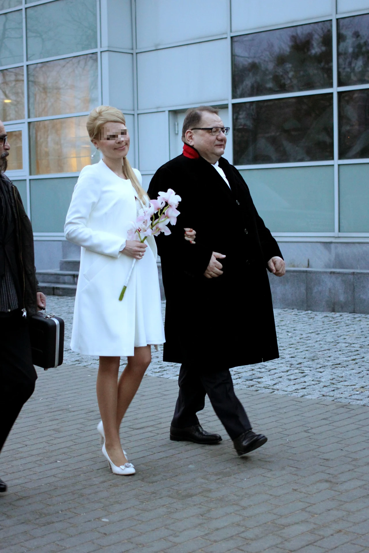 Ryszard z młodą żoną!