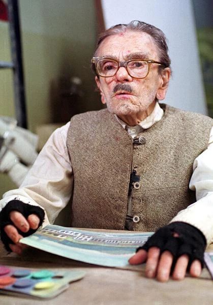 Jako tytułowy bohater w filmie "Mój Nikifor" Krzysztofa Krauze