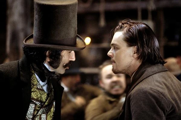 Daniel Day-Lewis i Leonardo DiCaprio w "Gangach Nowego Jorku"