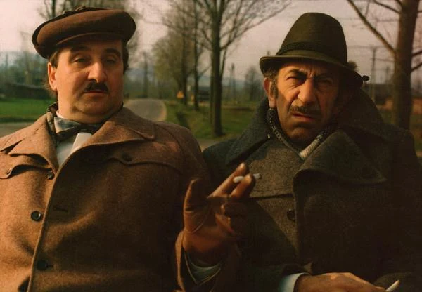 W komedii muzycznej "Lata dwudzieste, lata trzydzieste..." (1983) wcielił się w postać Jana Krzyżtoporskiego (na zdjęciu z Janem Kobuszewskim) W komedii muzycznej "Lata dwudzieste, lata trzydzieste..." (1983) wcielił się w postać Jana Krzyżtoporskiego (na zdjęciu z Janem Kobuszewskim)