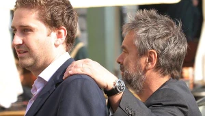 Luc Besson w krakowskiej Alei Gwiazd