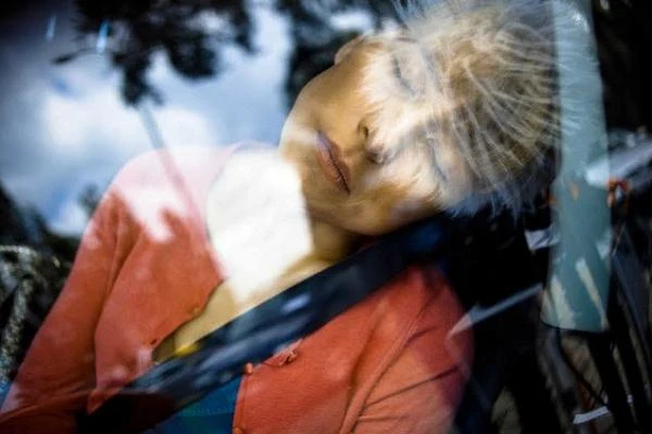 Katarzyna Herman w scenie z filmu "W sypialni"