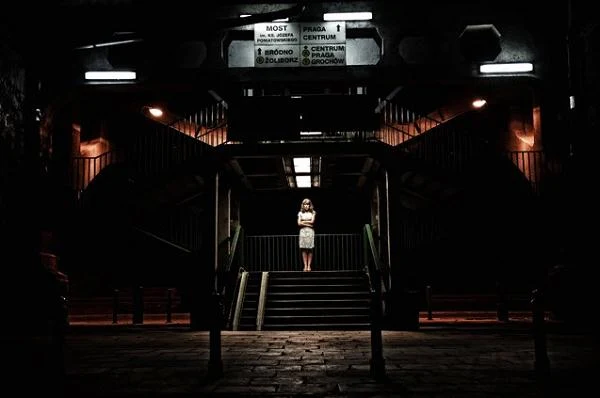 Katarzyna Herman w scenie z filmu "W sypialni"