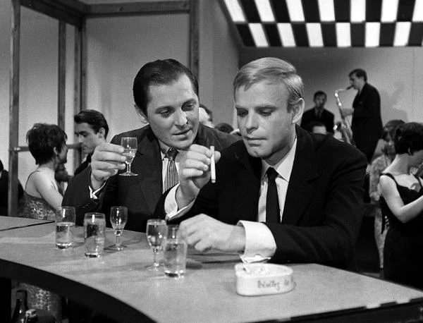 Zdzisław Maklakiewicz i Stanisław Niwiński w filmie "Katastrofa" (1965)
