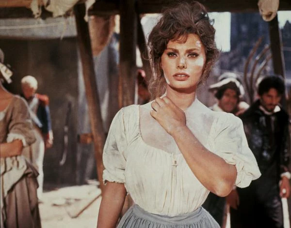 Akcja filmu "Madame Sans-Gene" (1961) dzieje się w okresie rządów Napoleona, który jest jednym z bohaterem filmu. Tytułowa Madame Sans-Gene [Sofia Loren] to hałaśliwa praczka, dochodząca w szybkim tempie od prania i cerowania żołnierskich koszul i kalesonów do godności księżny gdańskiej. Dzięki sprytowi i urodzie omal nie zostaje królową...
