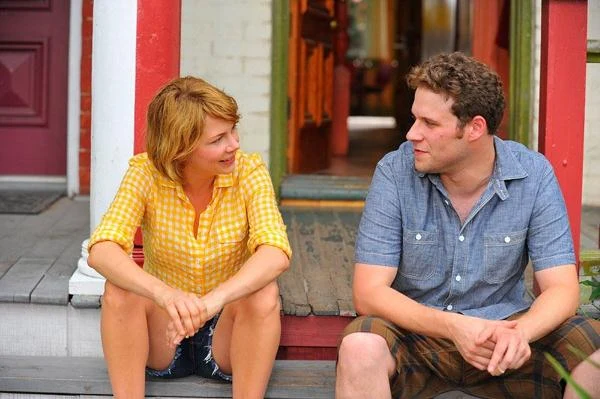 Michelle Williams i Seth Rogen w scenie z filmu "Take This Waltz"