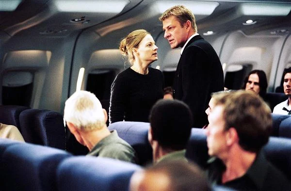 Z Seanem Beanem w "Planie lotu" (2005).