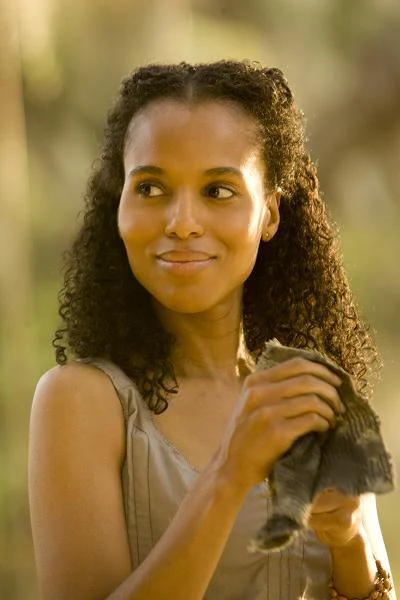 Kerry Washington w scenie z filmu "Django"