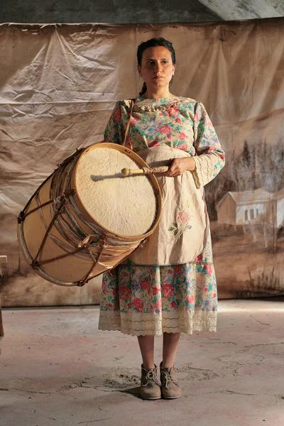 Francisca Gavilán w filmie "Violeta poszła do nieba"