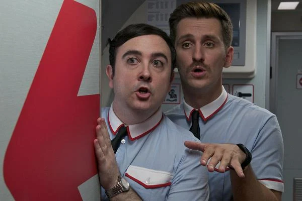 Carlos Areces i Raúl Arévalo w scenie z filmu "Przelotni kochankowie" Carlos Areces i Raúl Arévalo w scenie z filmu "Przelotni kochankowie"
