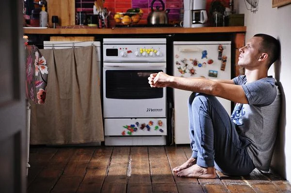 Mateusz Banasiuk w filmie "Płynące wieżowce".