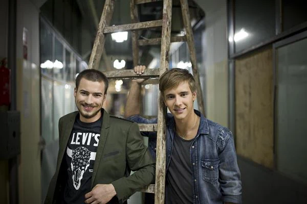 Maciej Musiał i Jasiek Mela wzięli udział w specjalnej sesji zdjęciowej, fot. Krzysztof Dubiel