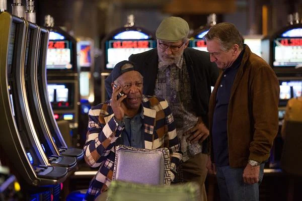 Morgan Freeman, Kevin Kline i Robert De Niro w scenie z filmu "Last Vegas"
