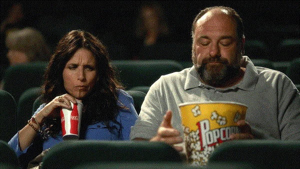 James Gandolfini oraz Julia Louis-Dreyfus w filmie "Ani słowa więcej"