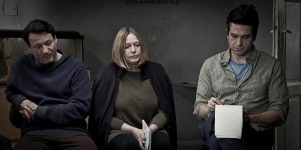 Robert Więckiewicz, Iwona Bielska i Marcin Dorociński w scenie z filmu "Pod Mocnym Aniołem" Robert Więckiewicz, Iwona Bielska i Marcin Dorociński w scenie z filmu "Pod Mocnym Aniołem"