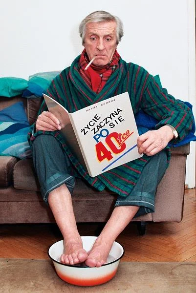 Po ogromnym sukcesie perypetii inżyniera Karwowskiego powstała również kontynuacja serialu, "Czterdziestolatek - dwadzieścia lat później" oraz film długometrażowy "Motylem jestem, czyli romans 40-latka" - fot. Zenon Zyburtowicz

