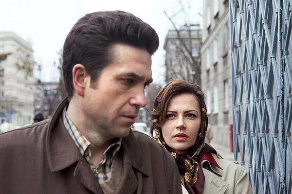 Marcin Dorociński i Dagmara Domińczyk w filmie "Jack Strong" (2014), fot. Marcin Makowski