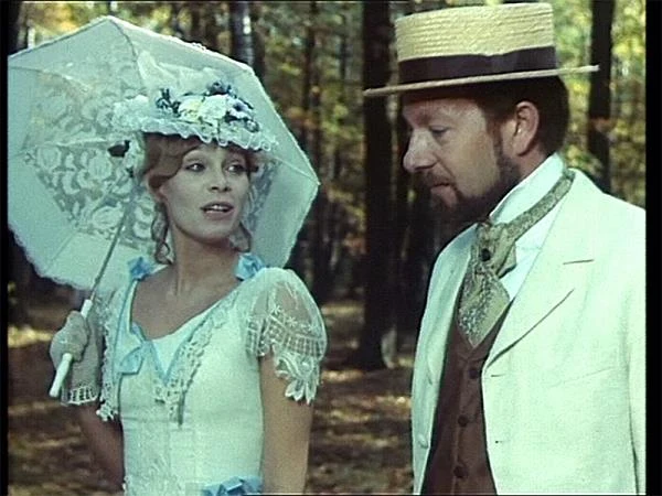 Małgorzata Braunek i Jerzy Kamas w serialu "Lalka" (1977)