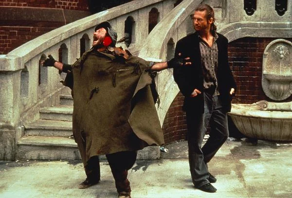 Z Jeffem Bridgesem w "Fisher Kingu" Terry'ego Gilliama. Rola Parry'ego przyniosła mu kolejnego Złotego Globa.