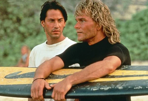 W tym samym czasie co "Moje własne Idaho" powstał sensacyjny film "Na fali" w reżyserii Kathryn Bigelow, opowiadajacy o grupie zamaskowanych przestępców napadających na banki oraz młodym policjancie, który stara się poznać tożsamość zbrodniarzy. Dzięki roli Johnny'ego Utah Reeves po raz kolejny spotkał się na planie z Patrickiem Swayzem (Bodhi).