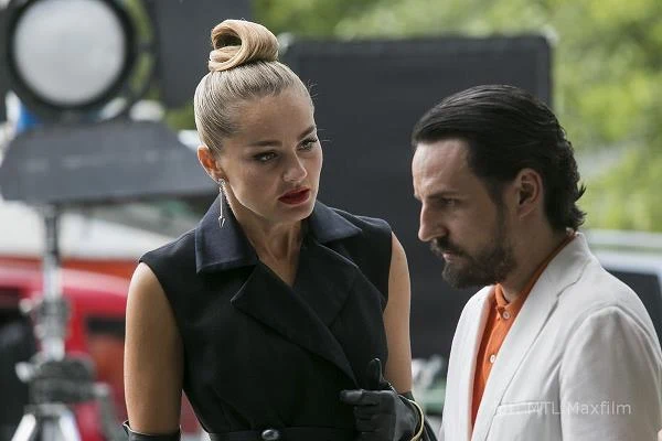 Małgorzata Socha i Paweł Domagała na planie "Wkręconych 2"