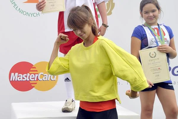 Anna Przybylska podczas Onko Olimpiady 2012