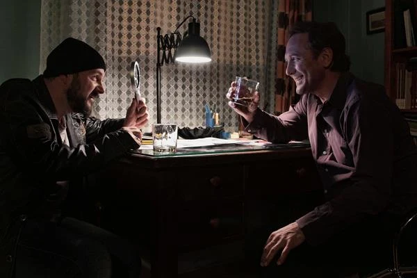 Arkadiusz Jakubik i Andrzej Chyra w filmie "Carte Blanche"
