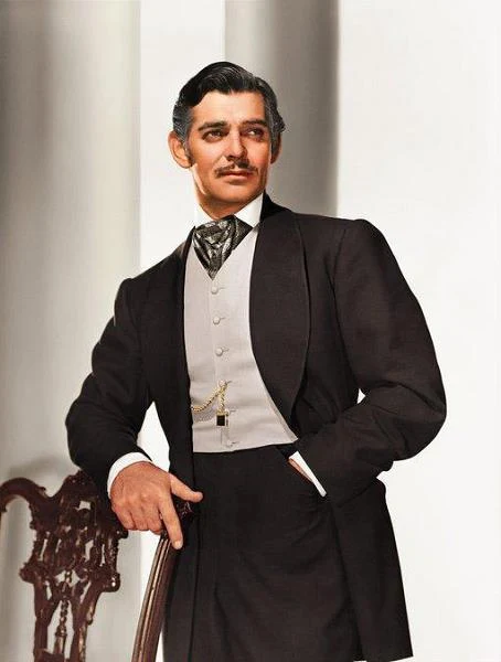 Clarke Gable w filmie "Przeminęło z wiatrem"