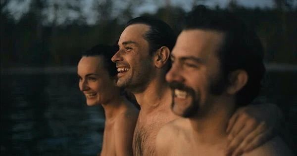 Izabela Nowakowska, Grzegorz Stosz i Piotr Głowacki w filmie "Heavy Mental"