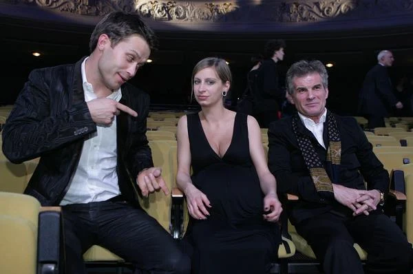 Na galę wręczenia Telekamer "Tele Tygodnia" 2009 Zakościelny przybył w towarzystwie gwiazd serialu "Kryminalni" - Magdaleny Schejbal i Marka Włodarczyka. Aktor był wyraźnie podekscytowany błogosławionym stanem swej ekranowej koleżanki - fot. Tricolors