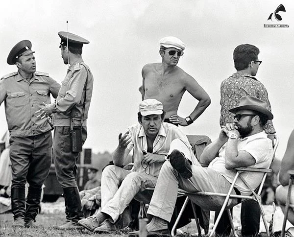 Zdjęcie z planu zdjęciowego filmu "Potop"