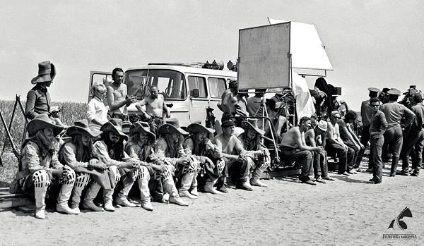 Zdjęcie z planu zdjęciowego filmu "Potop"