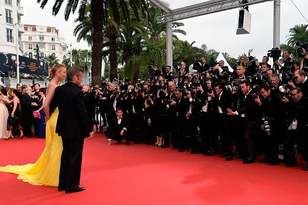 Charlize Theron i Sean Penn na czerwonym dywanie w Cannes - fot. Pascal Le Segretain