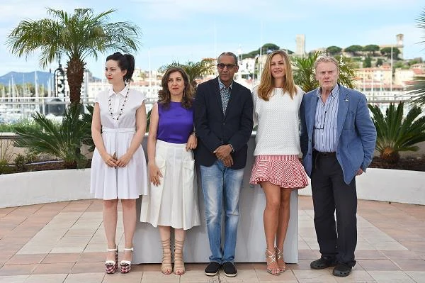 Daniel Olbrychski z innymi członkami jury.