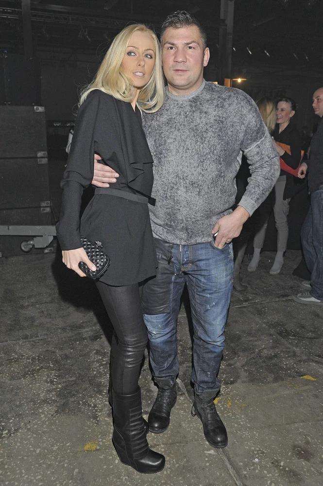 Dariusz Michalczewski w żoną Barbarą