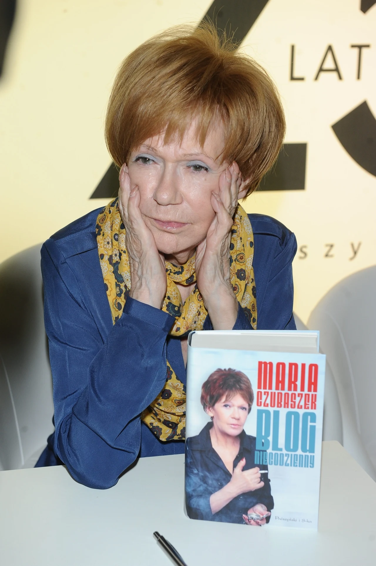 Maria Czubaszek na targach książki