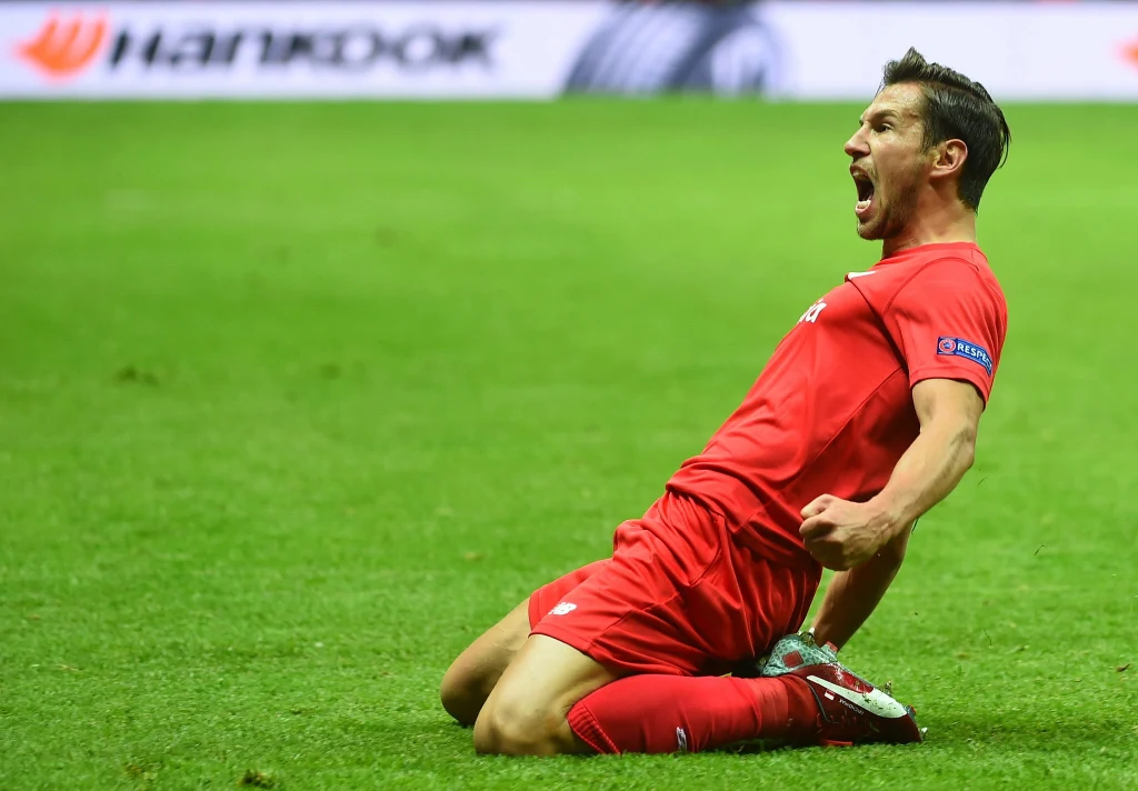 Krychowiak rozegrał bardzo dobre spotkania. Reprezentant Polski strzelił gola na 1-1 w 28. minucie.