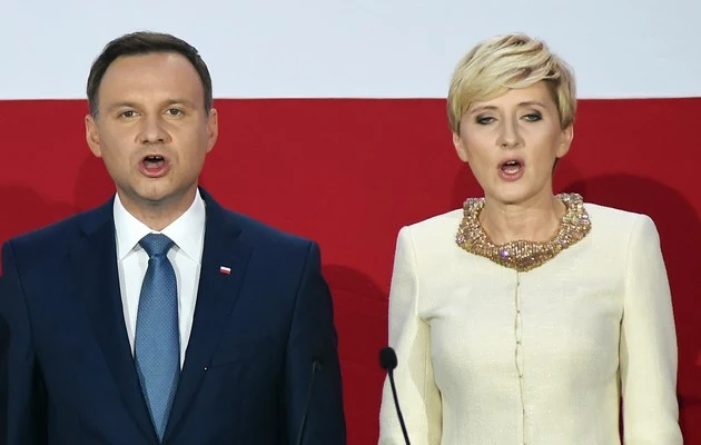 Andrzej i Agata Duda