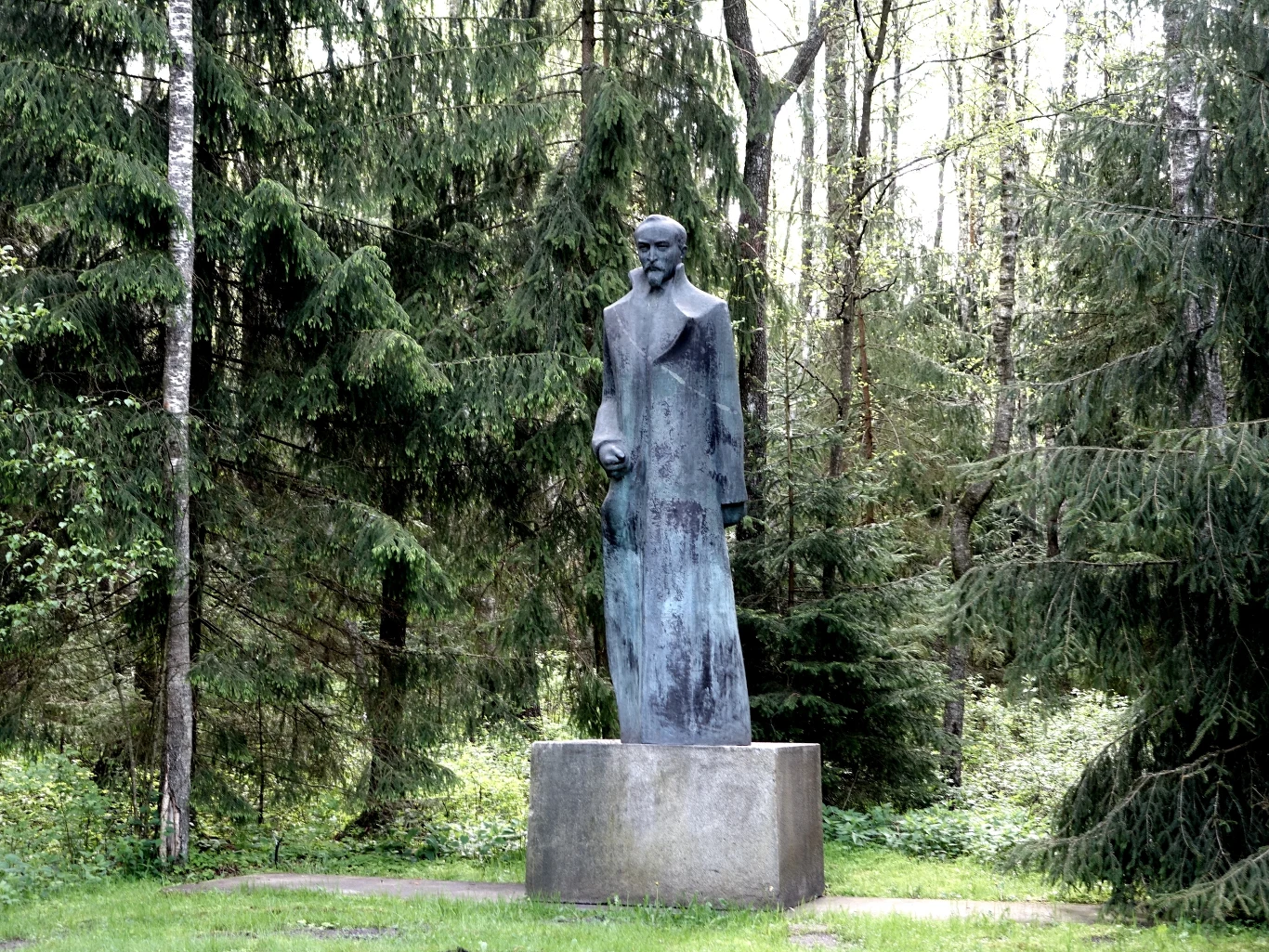 Eksponaty z Parku Grūtas - Feliks Dzierżyński