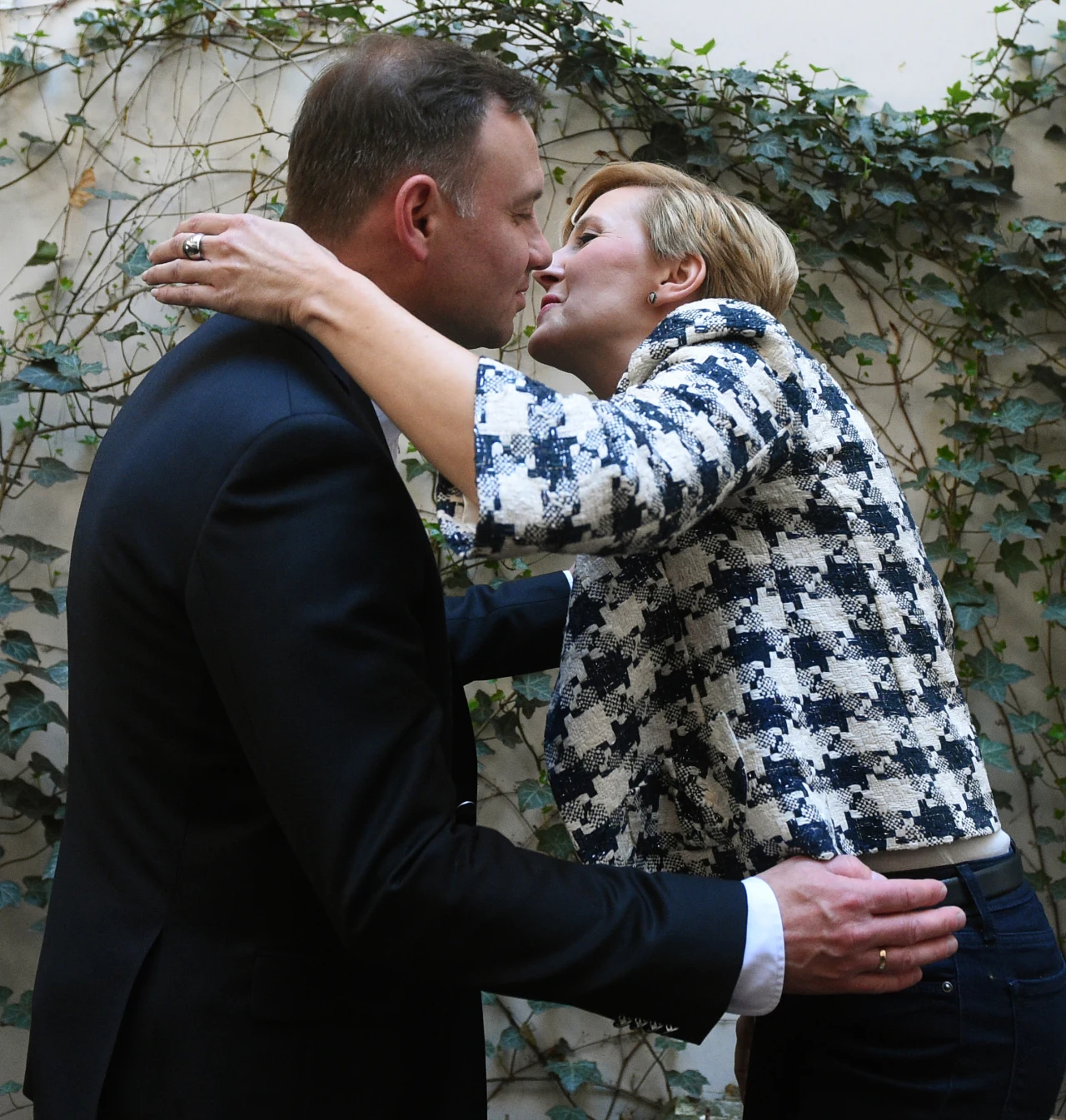 Andrzej Duda z żoną Agatą Andrzej Duda z żoną Agatą