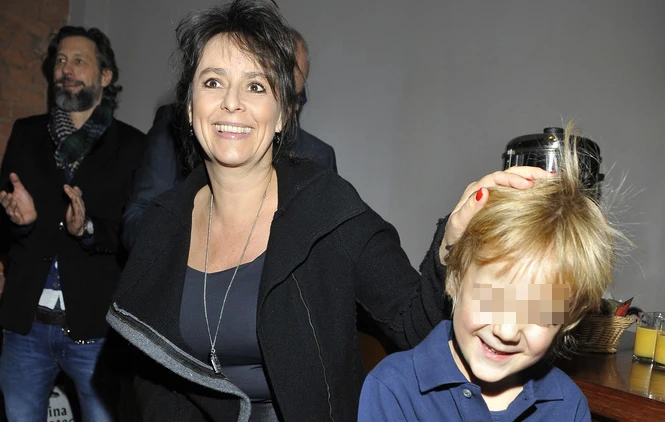 Anna Korcz z małym Jankiem Pigoniem