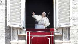 Papież Franciszek podczas niedzielnej modlitwy Anioł Pański 